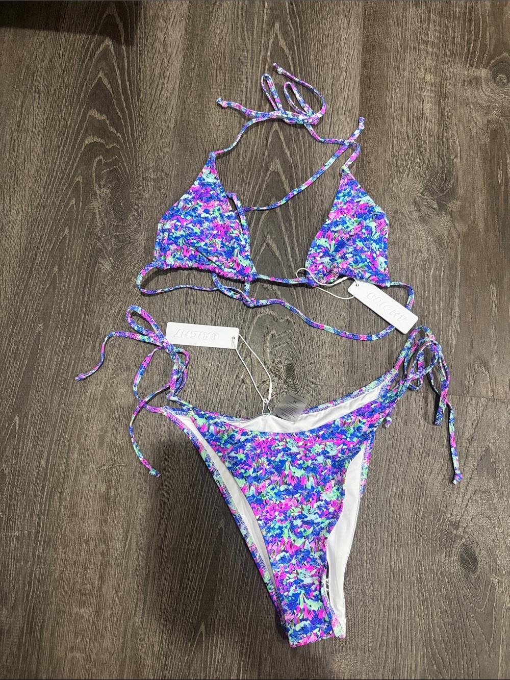 Melody Bikini Swim Top and Bottom in Flashdance